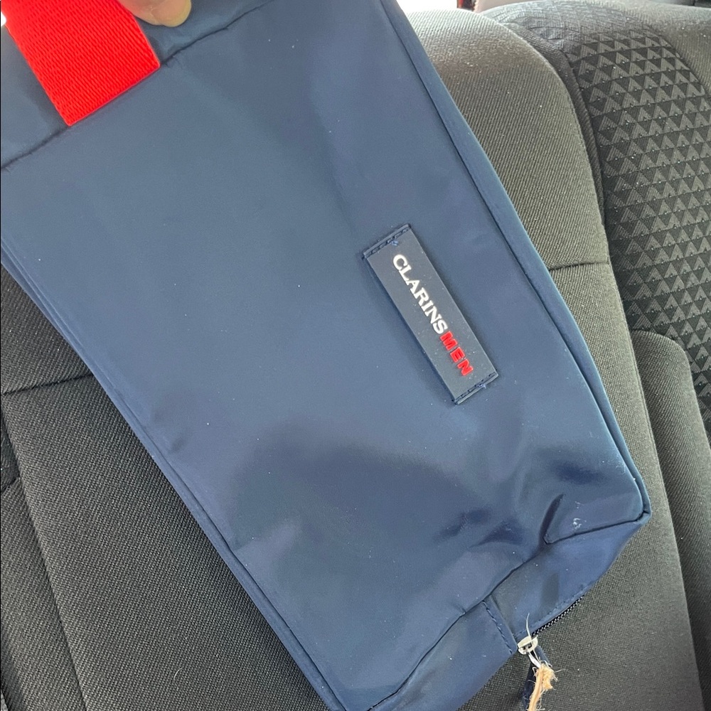 Clarins Blue Toiletry Bag NWT